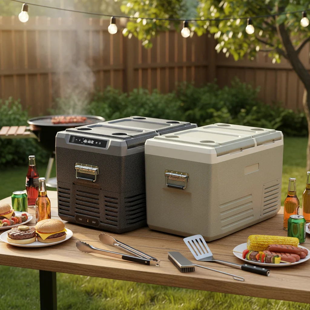 Outdoor Camping Fridge - Portable 35L Mini Outdoor Camping Fridge