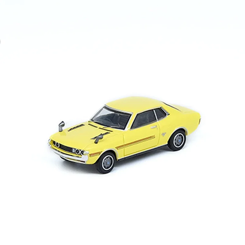 INNO 1/64 Model Car CELICA 1600GT (TA22) Alloy Die-cast Vehicle Yellow with Suspension system Collection