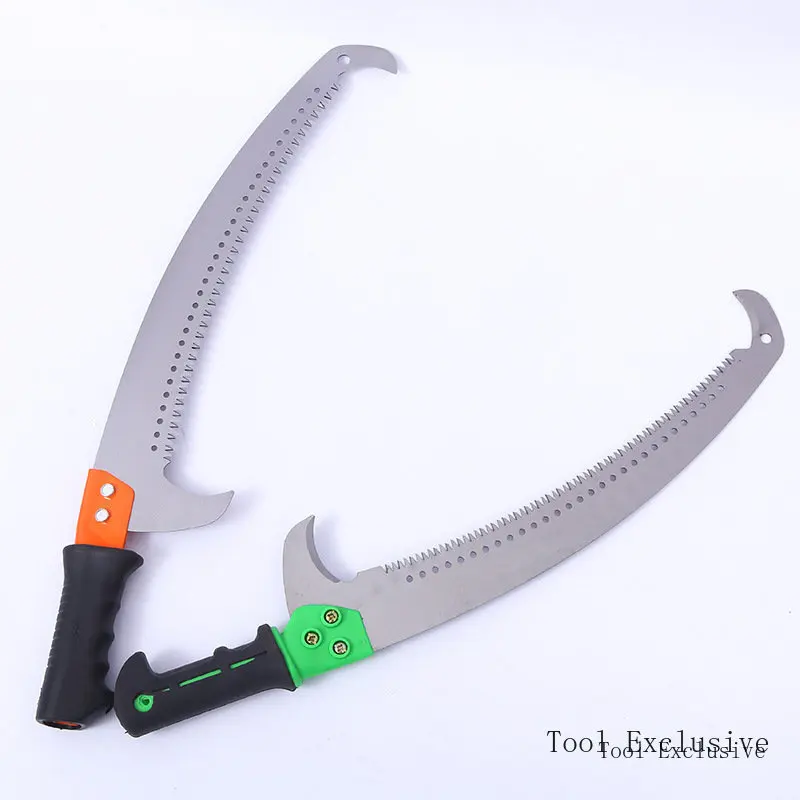 Single/Double Hook High Branch Saws High Altitude Telescopic Reciprocating Hand Saws Branch Garden Telescopic Pruning Tools