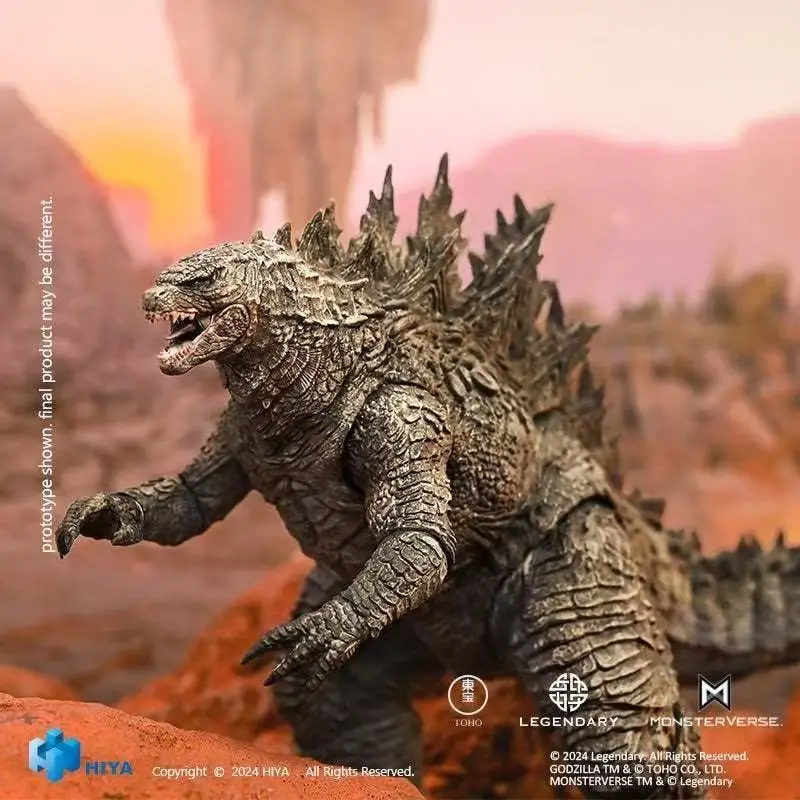 HIYA 18 سنتيمتر 7 بوصة عمل الشكل رائعة الأساسية سلسلة Godzilla X Kong الإمبراطورية الجديدة Godzilla Rre تطور Ver.