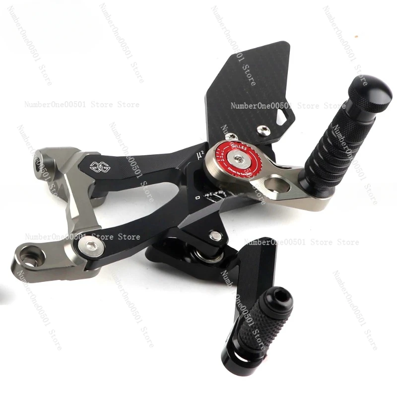 

CNC Rearsets Footrest Pegs Kit Streetfighter V4 V4S Rear Footpegs Motorcycle Accessories