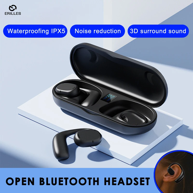 

Waterproof Wireless Bluetooth Headphones OWS Noise Reduction Sports Earphones Bone Conduction Digital Music Gaming Headset