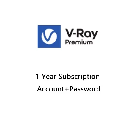 Cuenta de suscripción V-Ray Premium de 1 año + contraseña