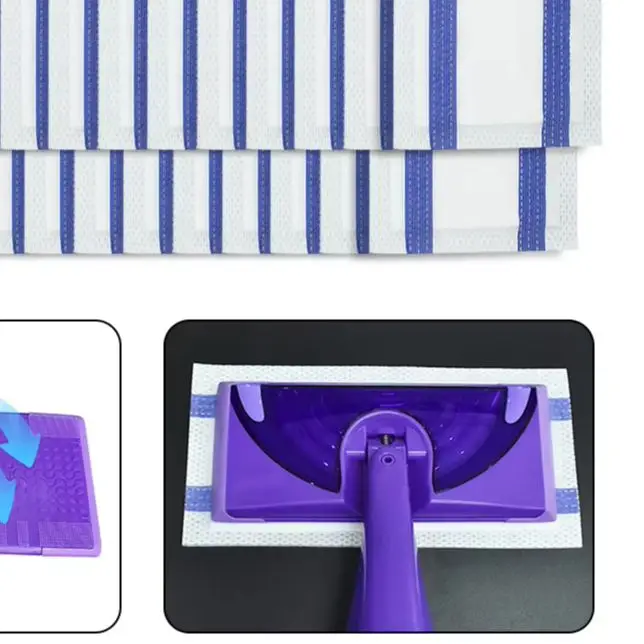 Highly Absorbent Mop Refill Pads For Swiffer For WetJet Multi-layer Textured Fiber For Hardwood For Tile Laminate Floor Cleaning