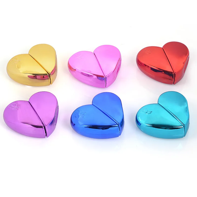 Travel Heart-Shaped Perfume Bottle Portable Cosmetics Glass Bottle Spray Bottle Glass Empty Bottle 30ML