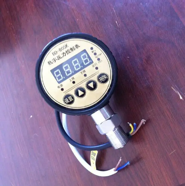 Digital pressure gauge double relay electric contact upper and lower limit plus common point pressure control table BD-805K