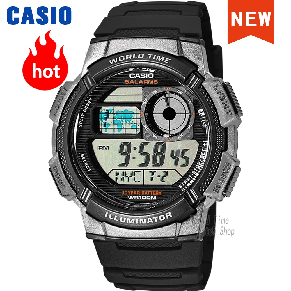 Casio watch  for men top brand luxury set LED digital Waterproof  watch Sport military relogio masculino AE-1000W-1B