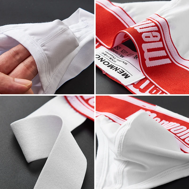 Menmomo الرجال حزام رياضي الملابس الداخلية القطن فصل الحقيبة الرجال سلسلة سراويل ملهى ليلي مثلي الجنس السروال الورك رفع