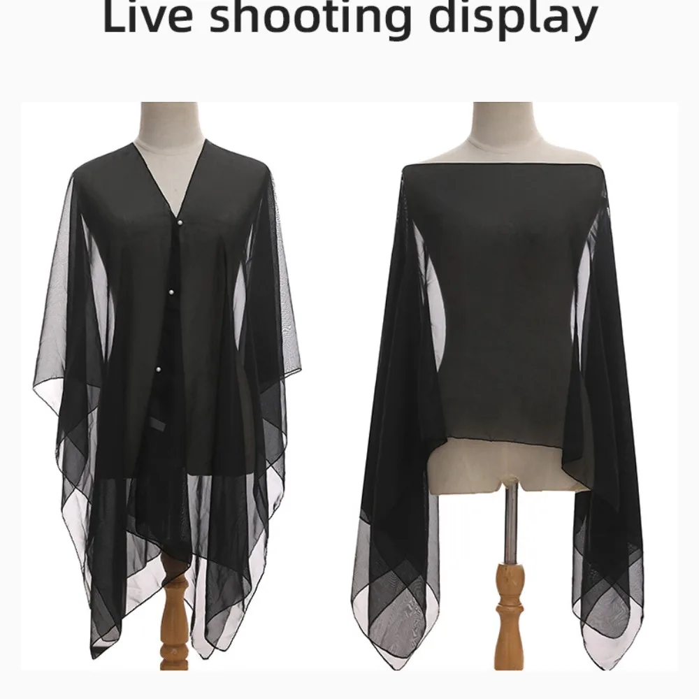 女性用無地ショールスカーフ,日焼け止め,ビーチカバー,滑らか,通気性,水着,カフタン,高級ファッション