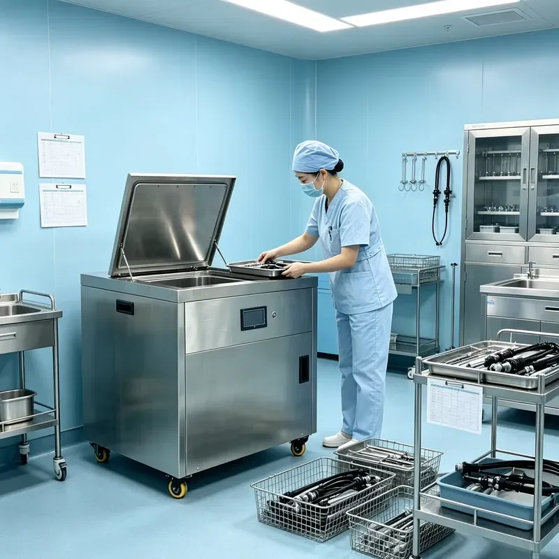 Hot Selling Professional 100L Medical Ultrasonic Cleaning Machine Stainless Steel Ultrasonic Cleaner Factory Direct Sales