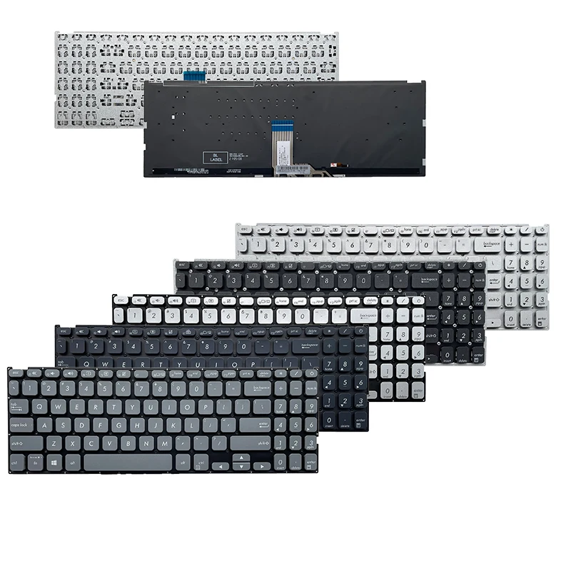 

RU/US клавиатура для ноутбука ASUS V5000F X512 X512D X512DA X512F X512FA X512U X512UA X512UB F512DA F512UA M5050D Y5100U