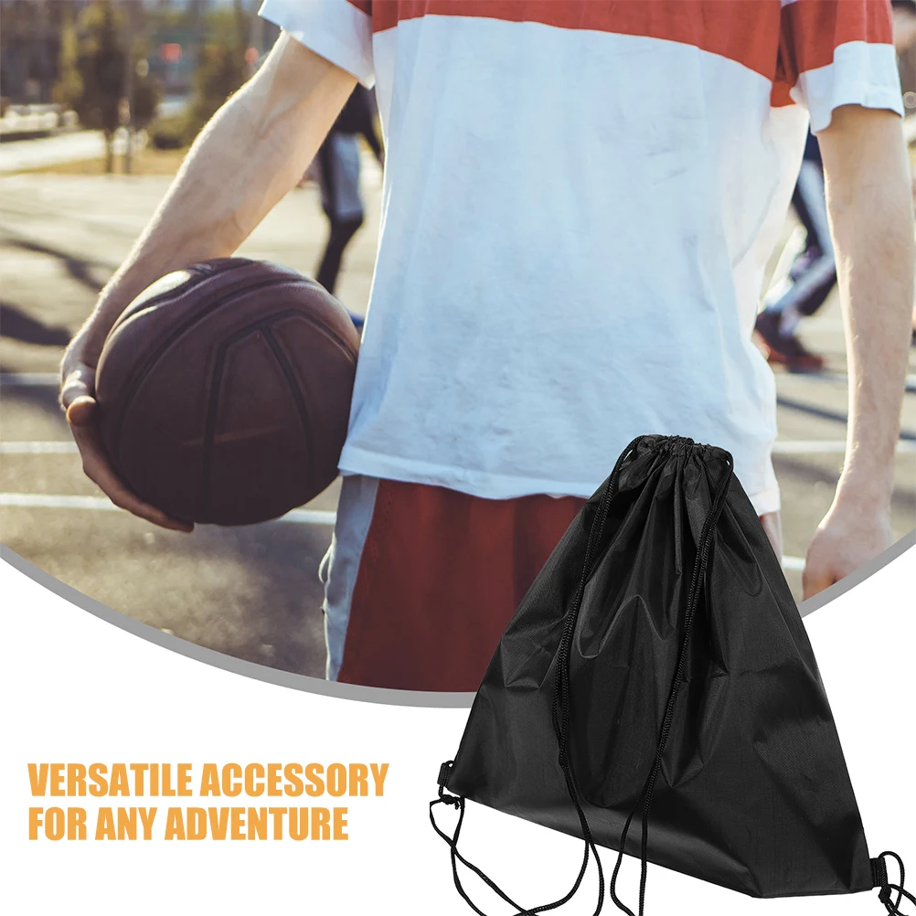 2 pçs resistente saco de cordão oxford pano saco para motocicleta ginásio esportes viagem acampamento proteção desenhar corda mochila