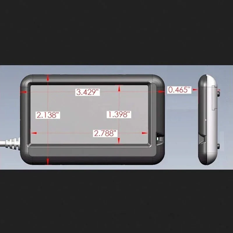 EM Plus Mini UltraGauge EM Plus OBD II, OBD2 Read & Pending Trouble Codes Code Scan Tool - Ultra Gauge HOOK & LOOP PAD