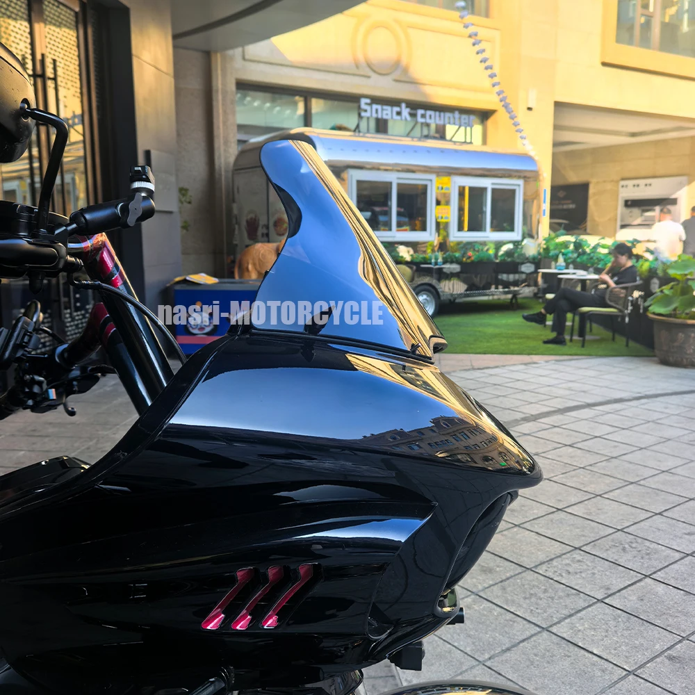 2015-2023 For Harley Touring Road Glide Tall Windshields Case Motorcycle Upper Windscreen Wind Deflector Fairing Cover