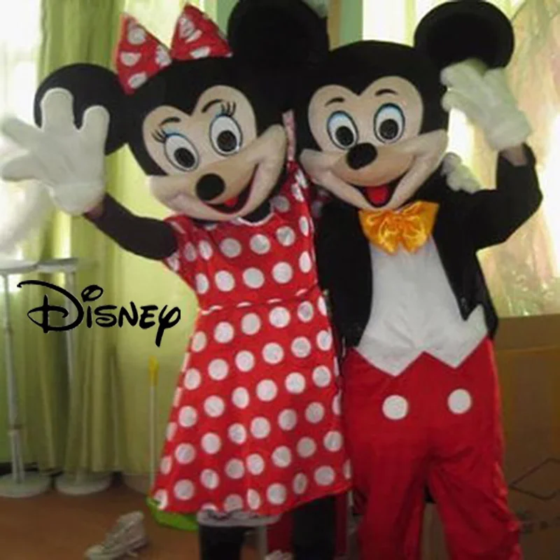 Disney Mickey Minnie Mouse Mascot Set Classic Cartoon Characters Advertising Event Party Adult Costume Large Mascot Cosplay Gift