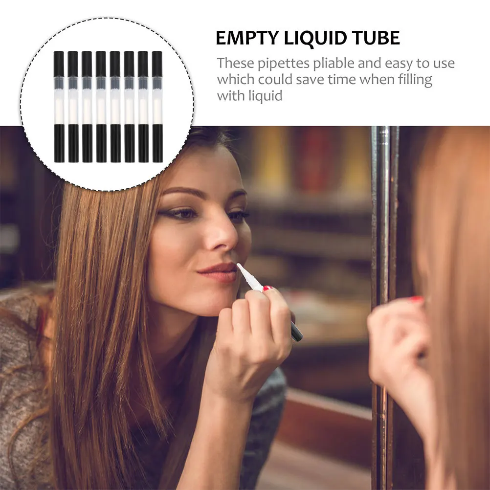 

8Pcs Nail Oil Pens Empty Manicure Containers Portable Brush Pen Applicator Cuticle Oil Pen Nail Art Tool Manicure Supply