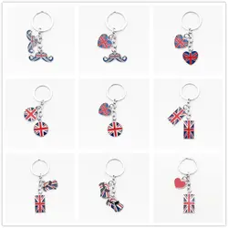 Union Jack Keyring Mini UK Flag Keyring / Keychain Excellent Quality