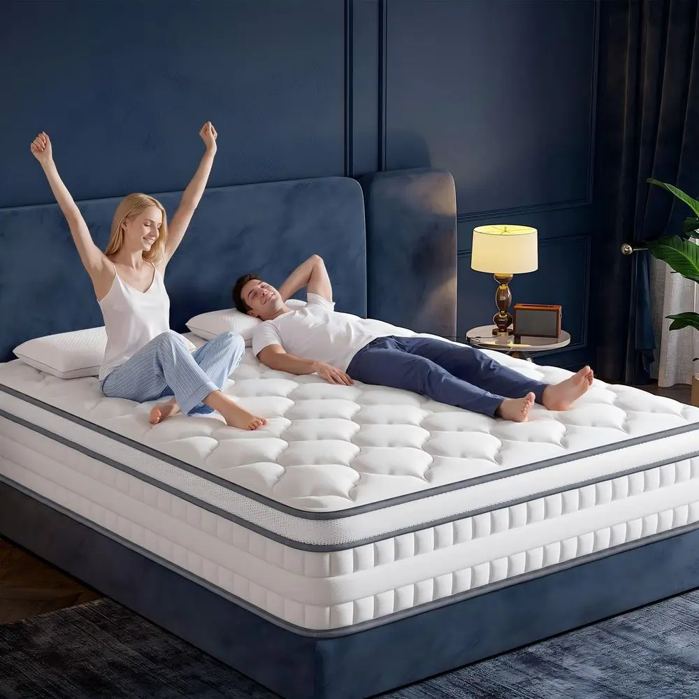 

Size Mattresses 12 Inch, Cooling Gel Infused Memory Foam Mattres in a Box, Used for Restless Sleepers and Deeper Rest, CertiPUR