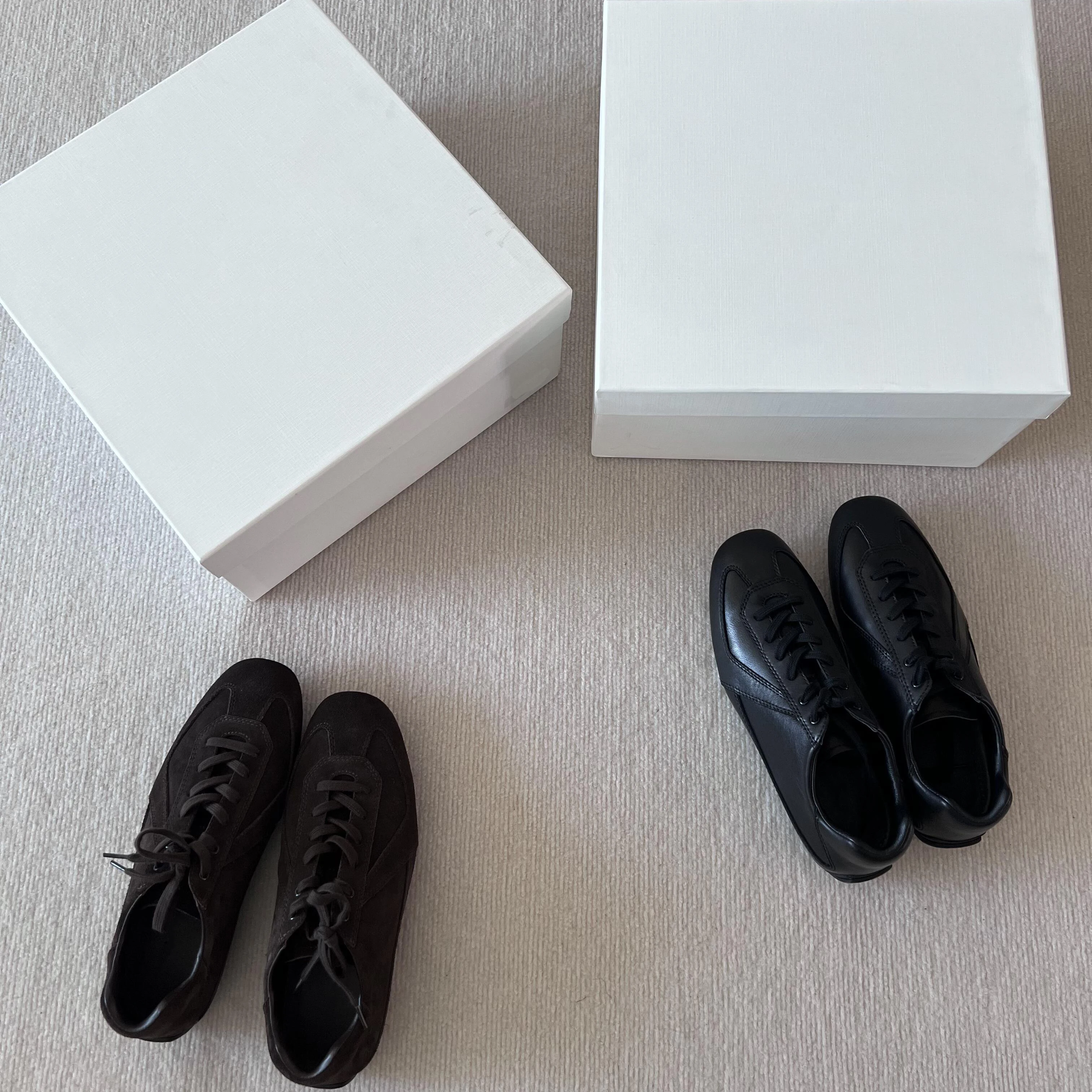 

Trendy Minimalist Running Shoes Lightweight Thin Sole Unisex Commuter Casual Shoes Retro Hiking Leather Shoes Men's Sneakers