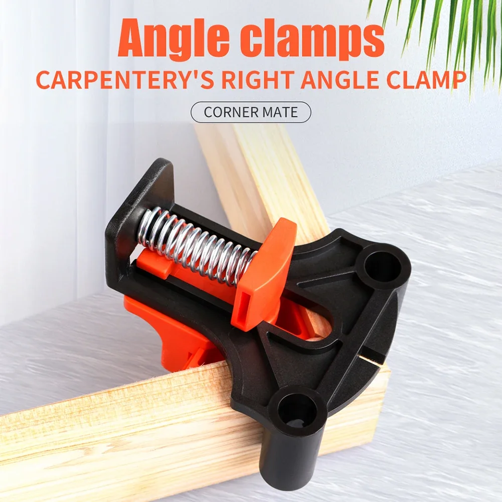 Wood Angle Clamps 90 Degrees Woodworking Corner ClampRight Clips DIY Fixture Hand Tool Set for Taper,T Joints,Plate