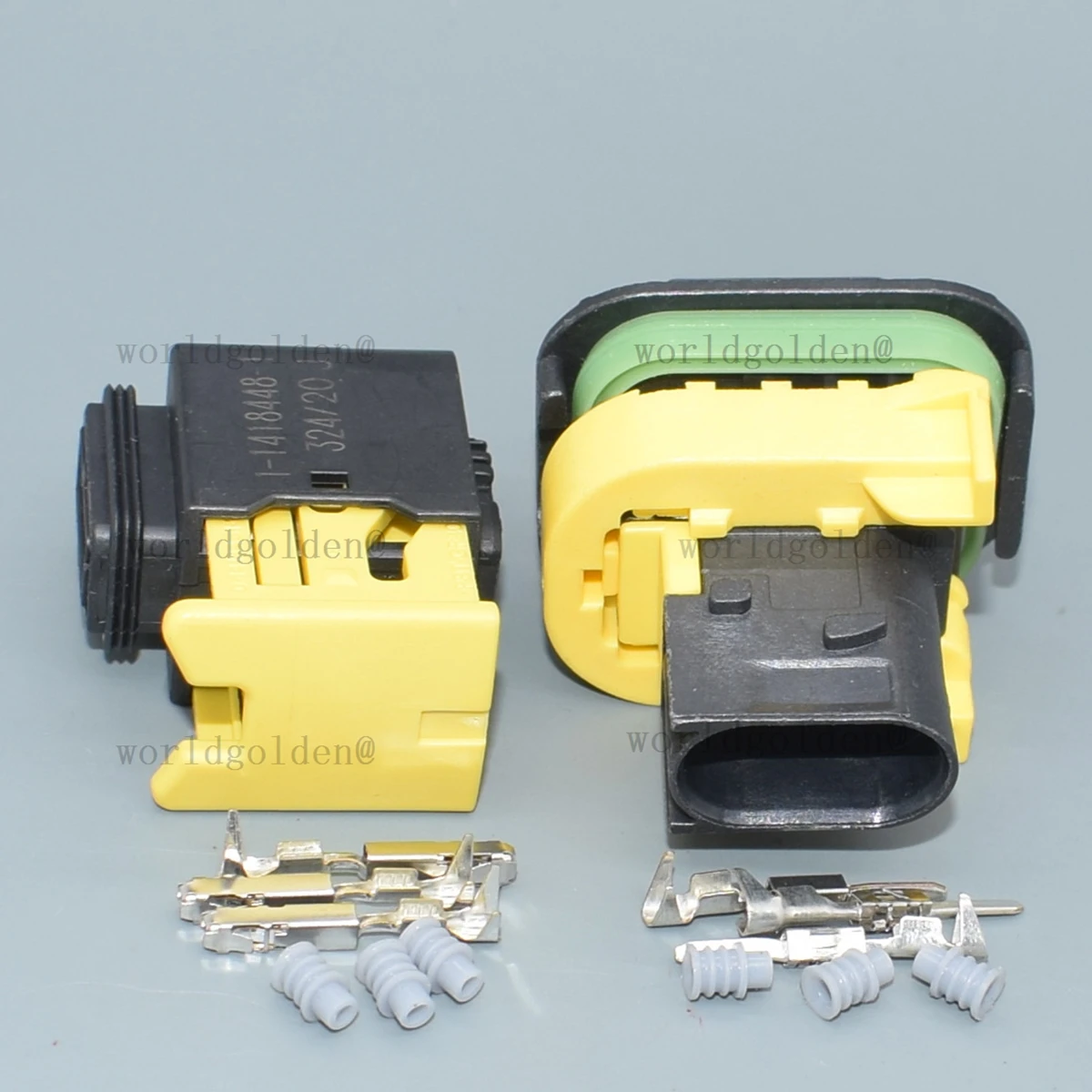 

1-1703843-1 1-1418448-1 3Pin Vehicle Sensor Connector Assembly Kit for Universal Vehicles