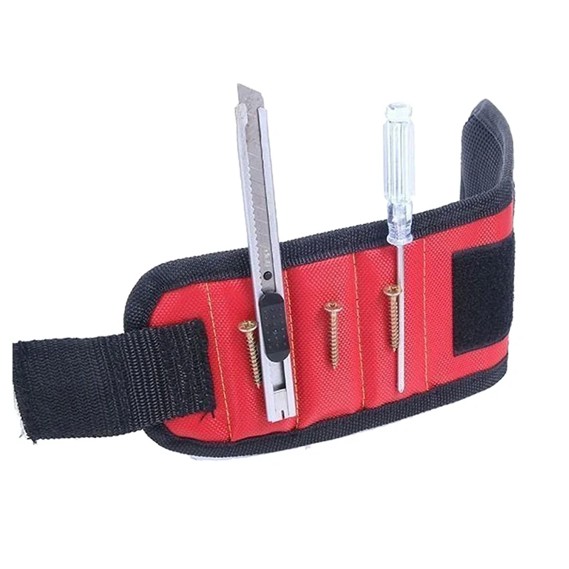 Magnetic Wristband For Holding Screws,Nails，Drilling Bits,Wrist Tool Holder Belts With Strong Magnets,Cool Gadgets For Men, Wome