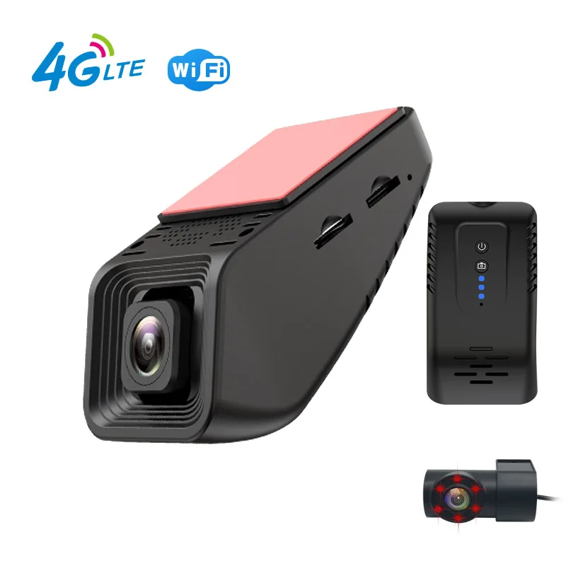 no screen 4g sim cloud dash cam 4g dual camera car dvr with app live front and rear dual lens dashcam with gps wifi dash cam