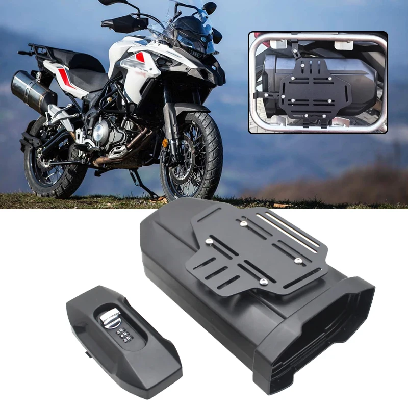 For Benelli TRK502 TRK502X TRK 502 X 502X Concealed 3.8 Liters Storage Box Expedition Vehicle Universal Toolbox