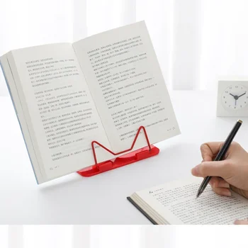 1 adet Taşınabilir Katlanabilir Ayarlanabilir Bookend Standı Okuma Kitabı Standı belge tutucu Taban Okuma kitap rafı Bookend Okuma