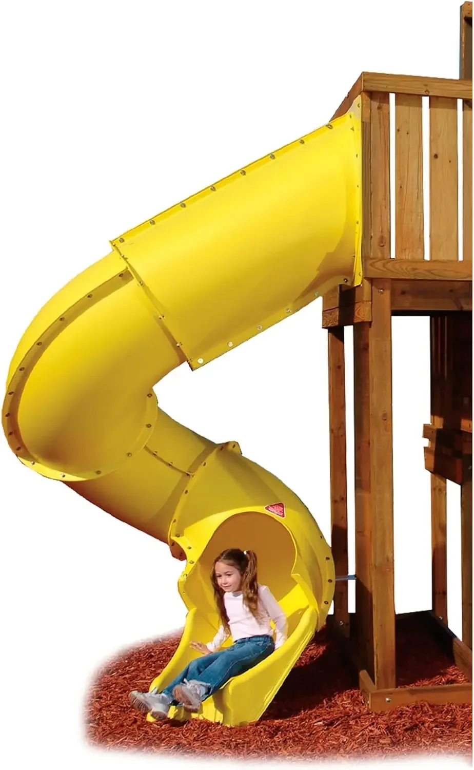BEST SALE-7 ft.Turbo-Rohrrrutsche, YellowCAMPING