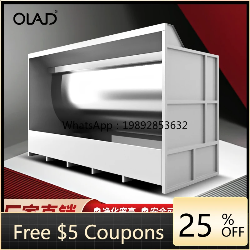 

LYY Vertical Eco-friendly Water Curtain Cabinet Spray Booth Small Water Curtain Spray Box Paint Booth Water Curtain Machine