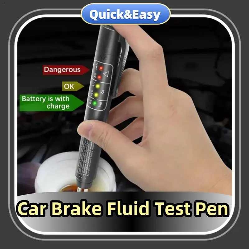 

NEW Automotive Brake Fuid Brake Oil Testing Pen Brake Fluid Tester Oil Quality Test With Liquid LED Display Testing Tools