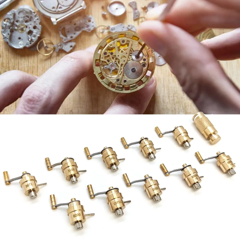 Набор заводной пружины, латунный инструмент для ремонта часов, набор для ремонта наручных часов, инструменты для часовщика «сделай сам», инструмент для намотки часов из легированной стали Набор заводной пружины, латунный инструмент для ремонта часов, набор для ремонта наручных часов, инструменты для часовщика «сделай сам», инструмент для намотки часов из легированной стали