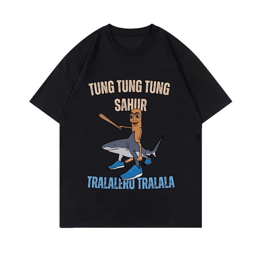 

2025 new model 2025 Fashion Trend Cotton Print Italian damaged Tongtong Tongtong Sahur Lirili Larila Funny Me