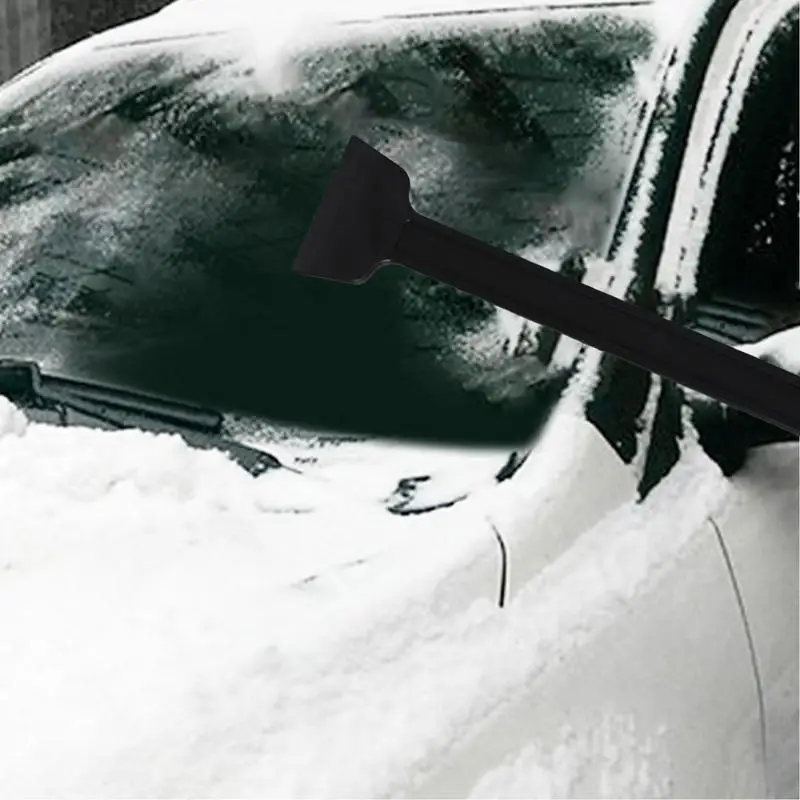 Pala da neve per Auto con manico ergonomico strumento invernale per Auto raschietto da neve con Design a gancio accessori per la pulizia del parabrezza automatico