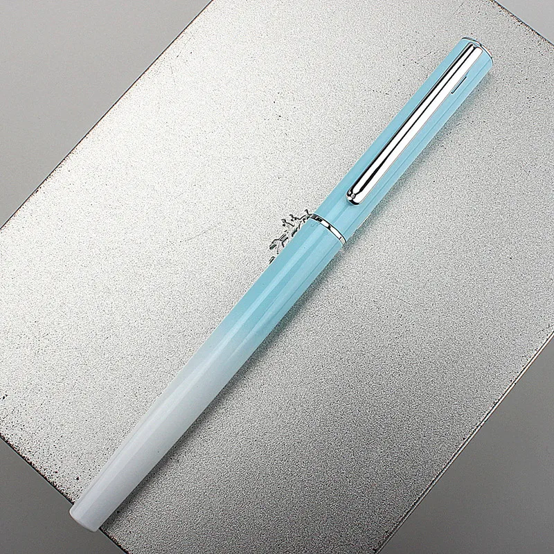 Luxury Metal Fountain Pen 5056 Student Writing Calligraphy Extra Fine 0.38mm Office Supplies Stationery for School Ink Pen