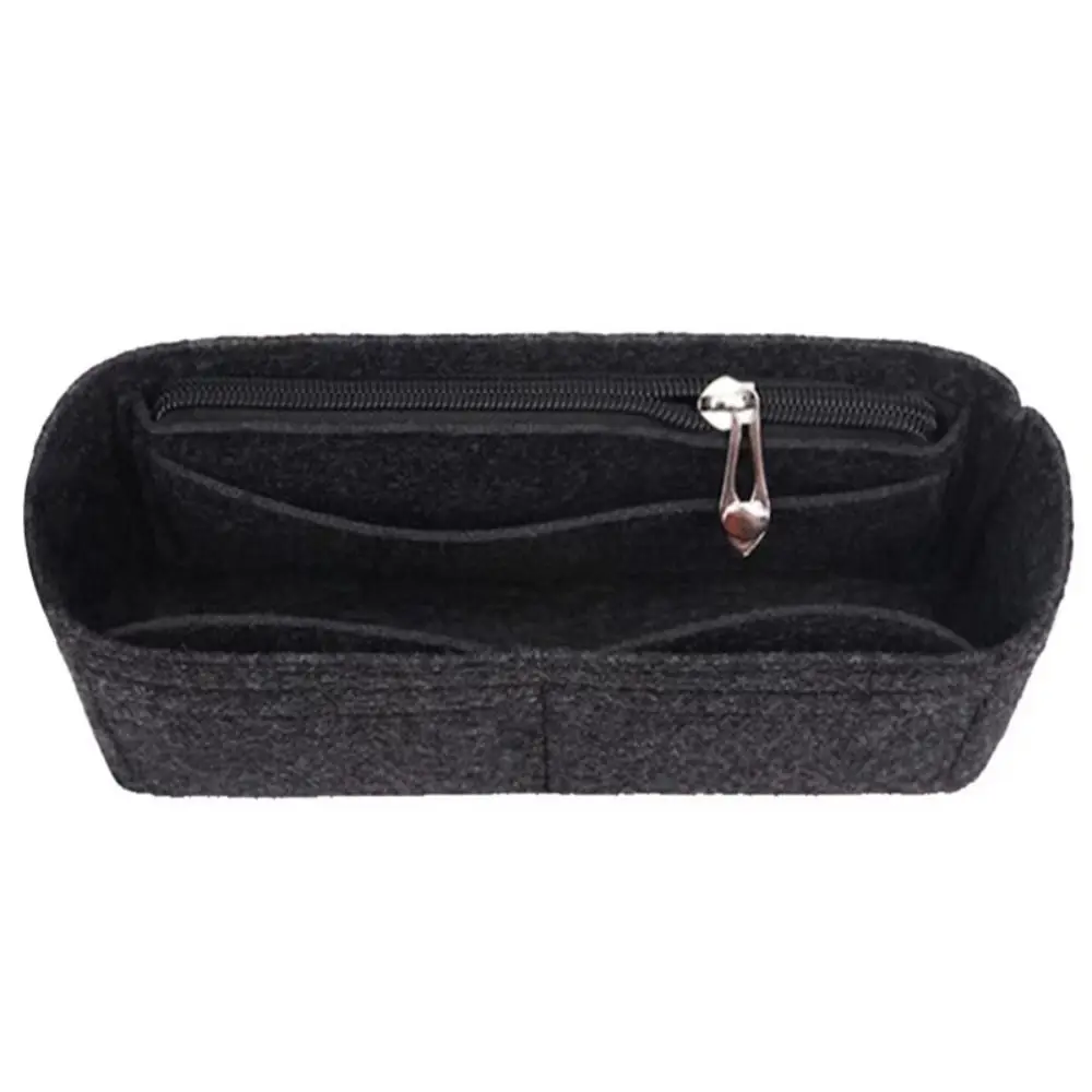 Liner Bag Felt Insert Handbag Organizer Cosmetic bags Multi-Pocket Bag Organizer for Baguette Storage Bag Inner Bag