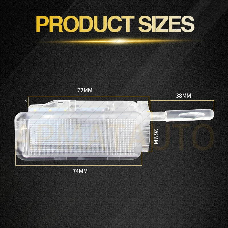 LED Glove Box Light For Peugeot 1007 206 207 307 308 3008 406 407 5008 607 807 RCZ Citroen C3 C4 C5 C6 C8 Dispatch Xantia Xsara