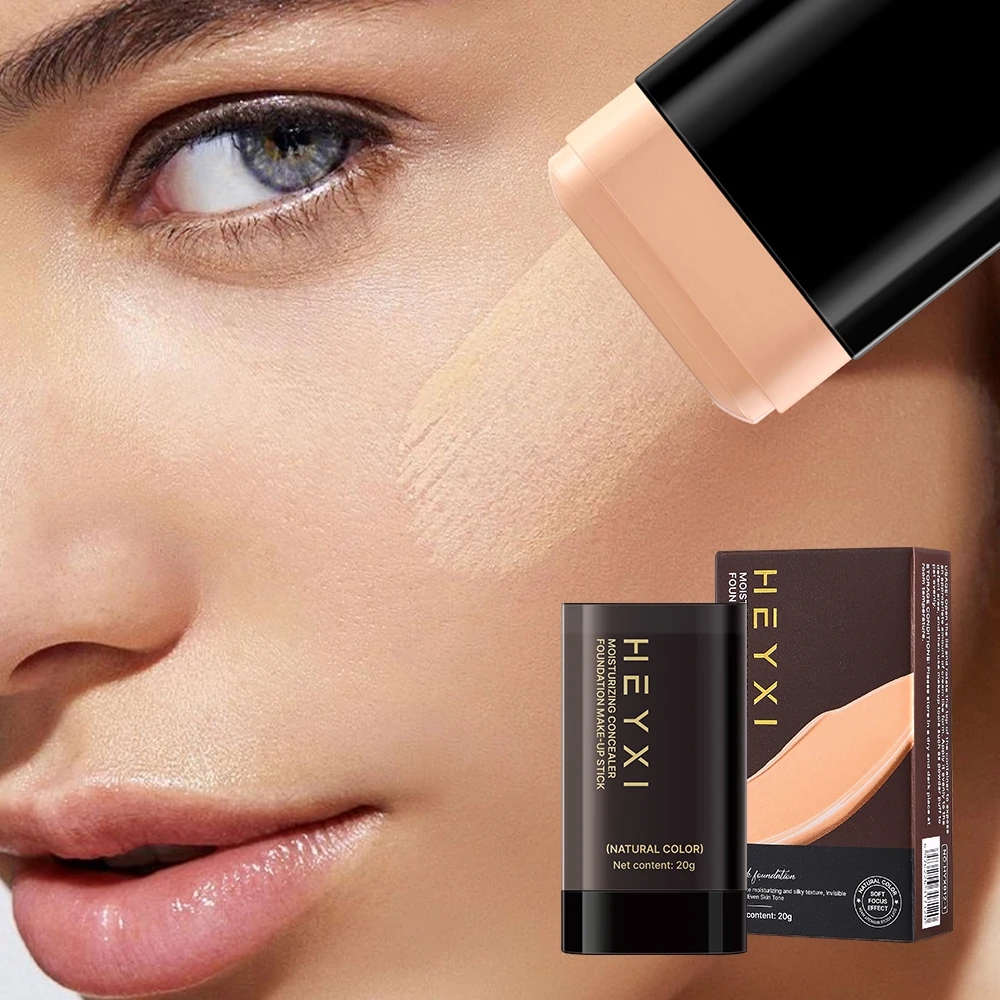 Foundation Make-up Stick Concealer - Matte Surface, All Skin Types, Moisturize to Create a Natural Base Makeup,