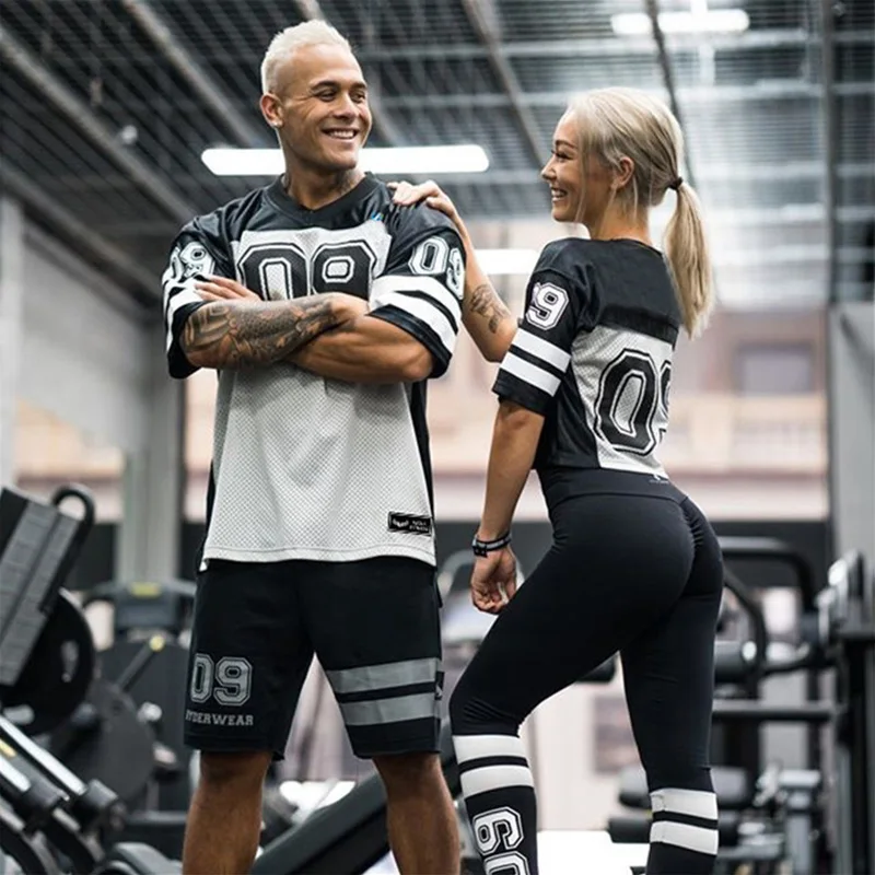 NEW Brand Men tshirt Quick Dry Breathable T-shirts men Soccer Jersey Shirt sports Loose Bodybuildi t-shirt Size M-XXL image 3