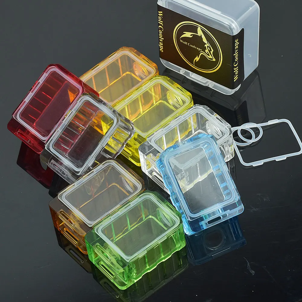 Wolfcoolvape-tanque de acrílico estilo PRC, puente RBA para SXK BB / Billet AIO Box Mod Kit