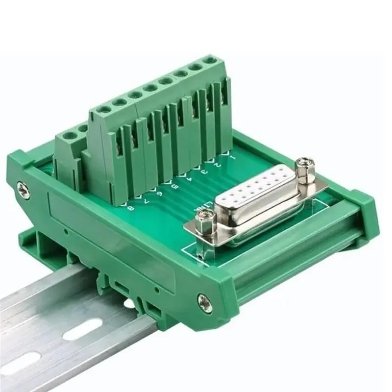 DT17 DB15 Female Connector Interface Terminal Board Module Panel Repeaters 15 Pin Breakout