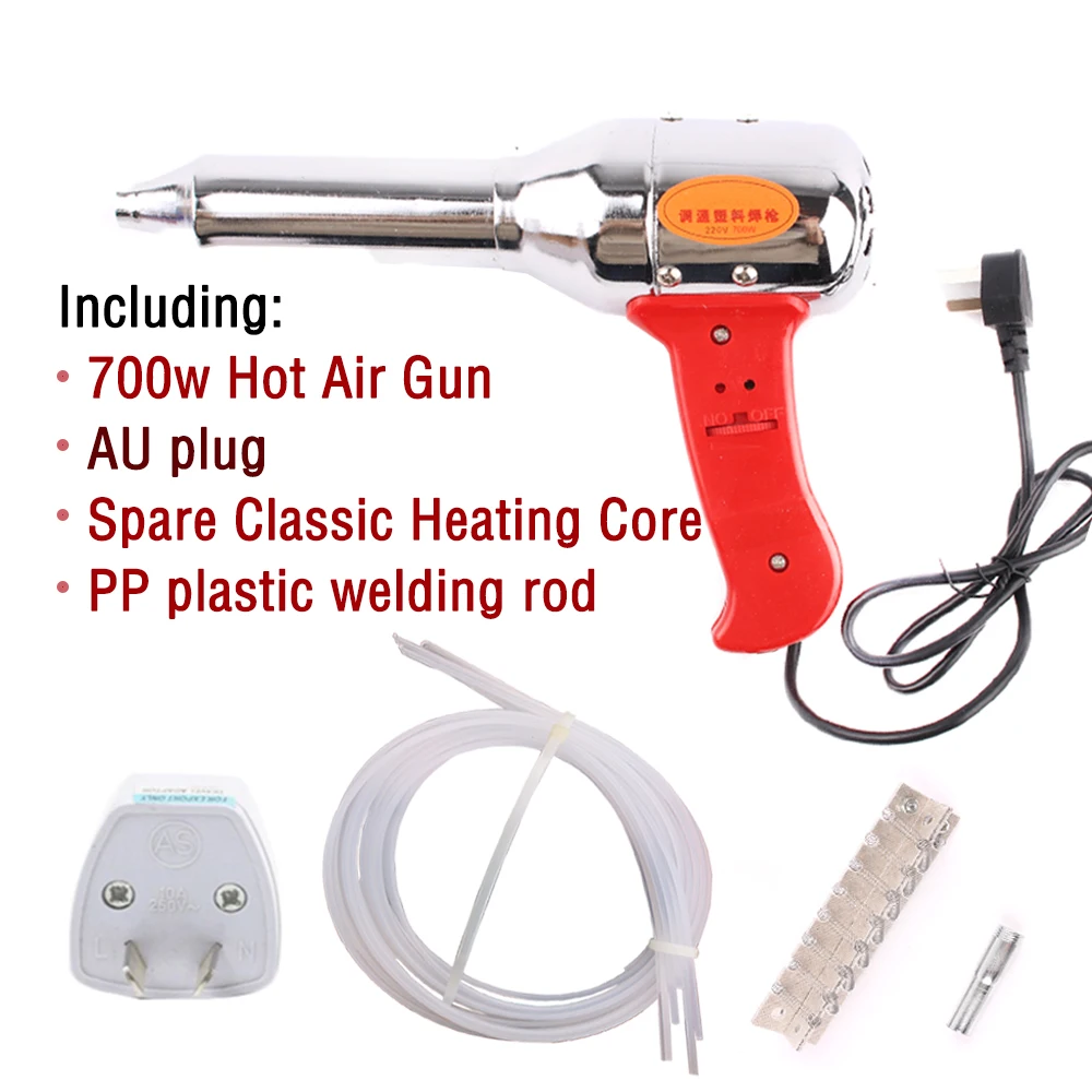 700W Heavy plastic adjustable welding torch hot air gun 100-450 degrees voltage 220v-240v current 50-300L Min temperature tools