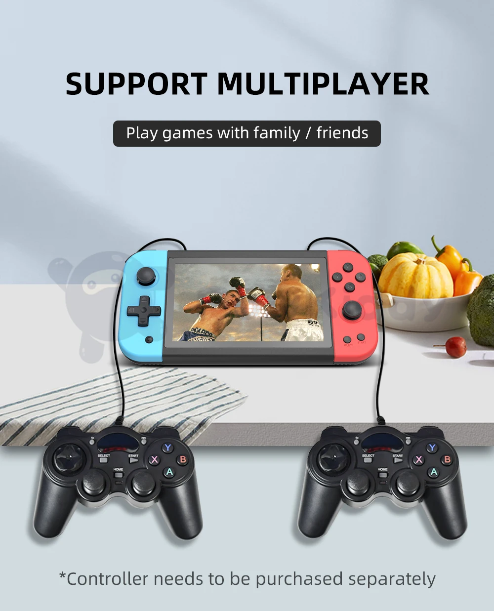 

2025 NEW X51 5.0-inch IPS 800*480 Screen Retro Handheld Game Console Supports HD Output Multiplayer Children's Gifts.