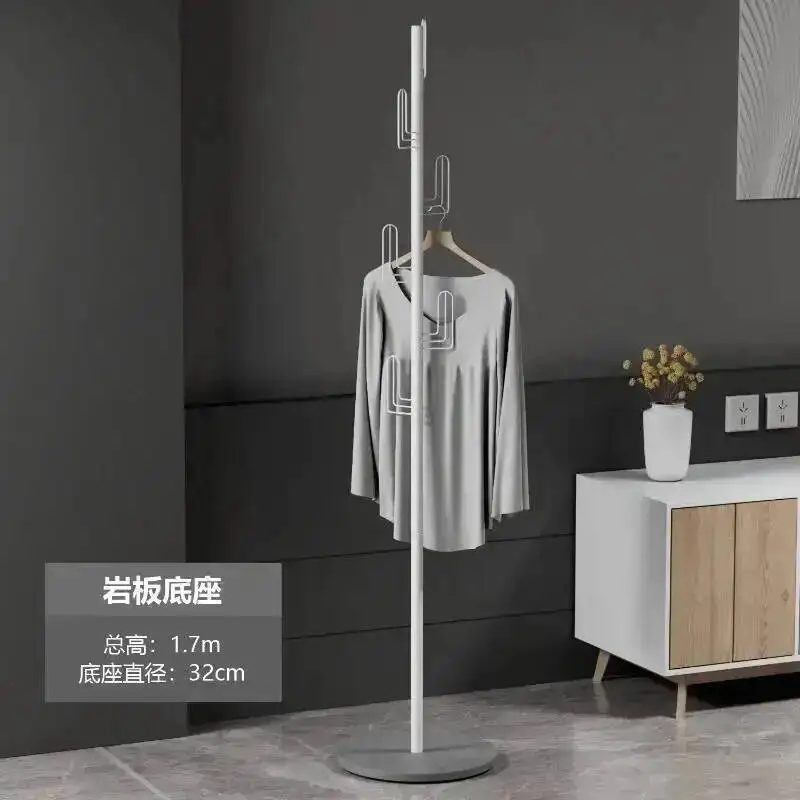 

Coat Luxury Floor Nordic Rack Minimalist Light Slate Hanging Bag Hangers Creative Wrought Iron Single-pole Standing Coat Racks