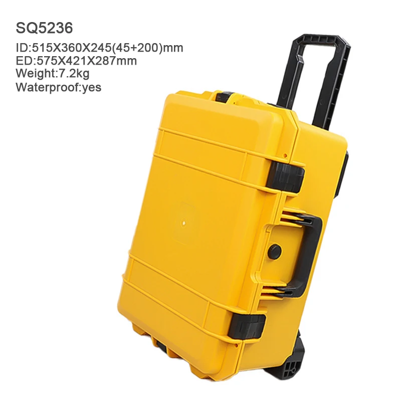 SQ5236 Photography Equipment Trolley Box Precision Instrument Multi functional Safety Protection Toolbox