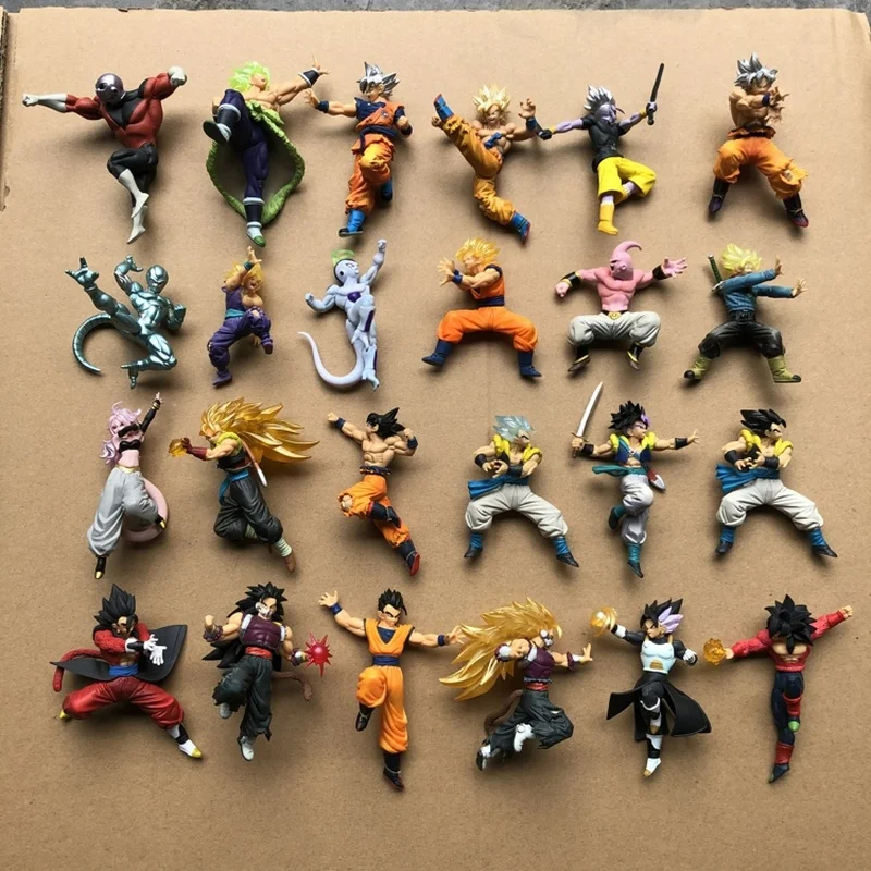 Auténticas figuras Bandai Dragon Ball Series Gachapon Son Goku Broly Freeza disponibles en Stock figuras de acción juguete coleccionables