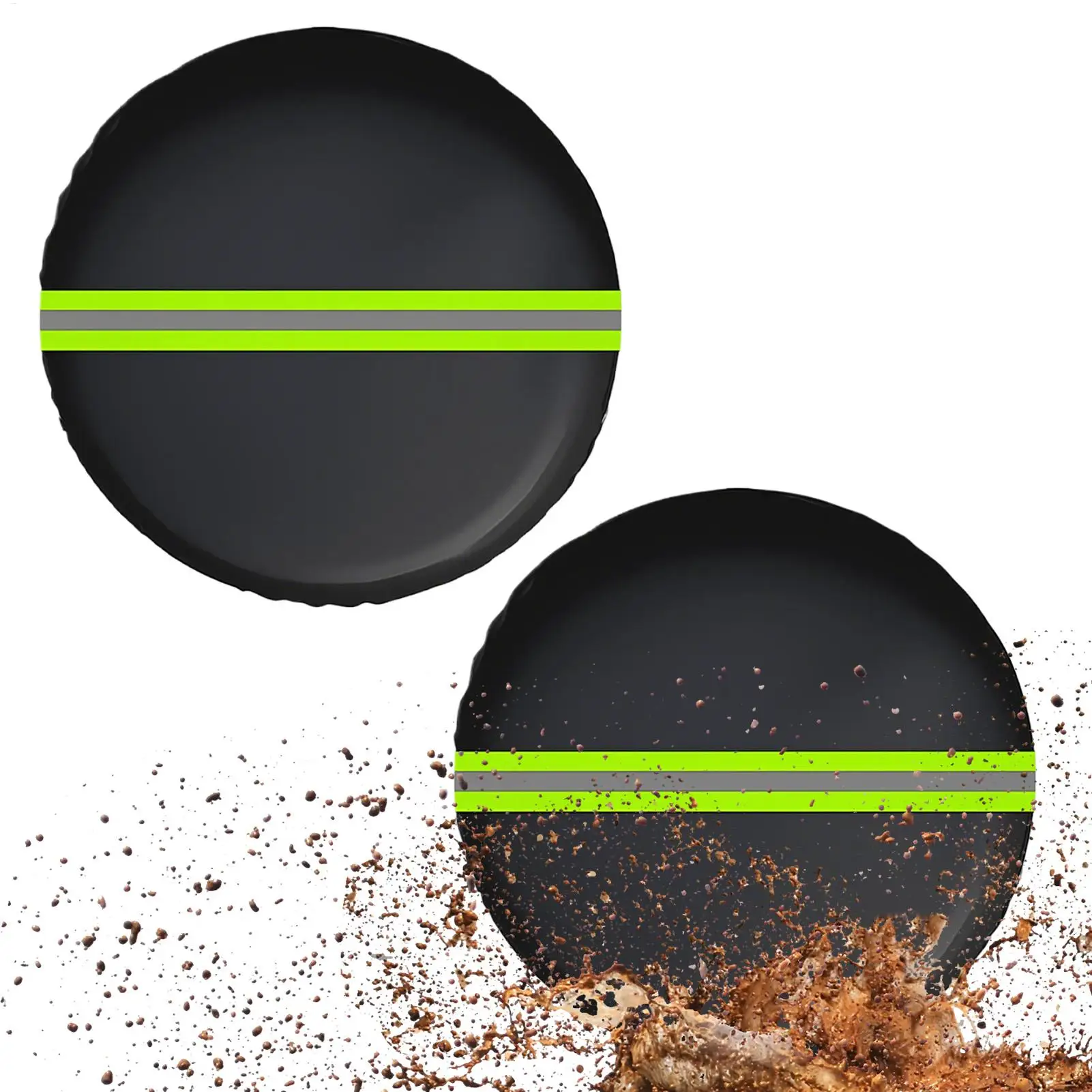 

Tire Covers For Cars Uv-Proof Trailer Wheel Cover Dustproof Waterproof Reflective Protector For Outdoor Roadtrip Garage Trailer