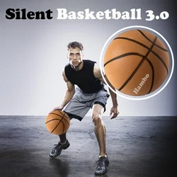 Silent Basketball Dia 24/21cm Indoor Dribble Practice Mute Bouncing Foam Ball Bounce Quiet Soft Ball Size 7/5 Basket Ball Sports