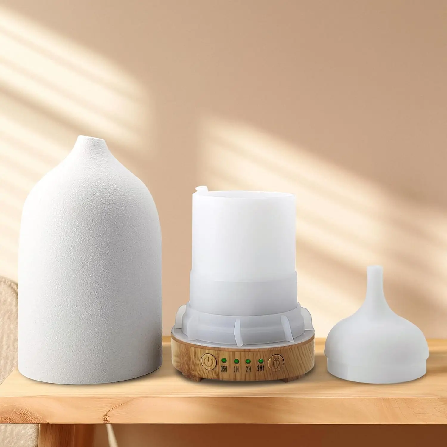 Essential Oil Diffuser Air Humidifier Ultrasonic 7 Colors  100ML Mini Aroma Diffuser Home Fragrance With LED Color Light